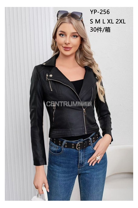 Kurtka skórzana damska (S-2XL) 1