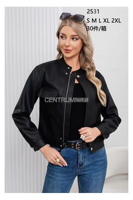 Kurtka skórzana damska (S-2XL) 1