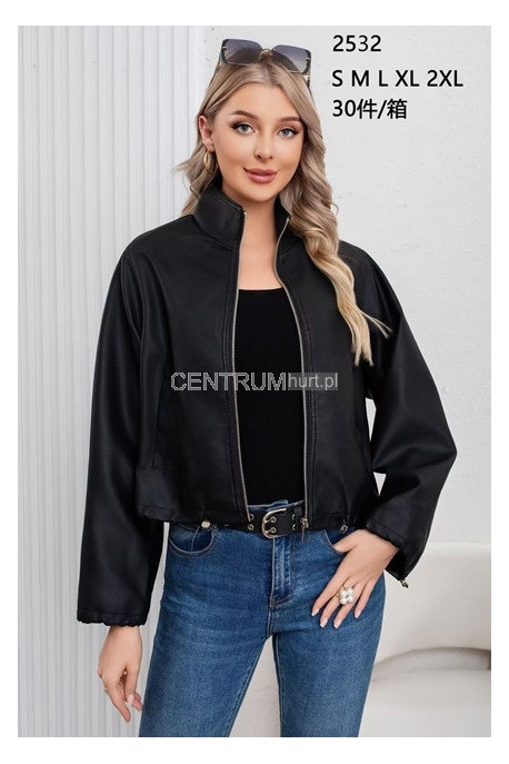 Kurtka skórzana damska (S-2XL) 1