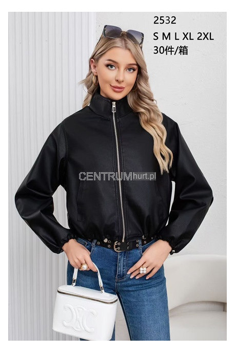 Kurtka skórzana damska (S-2XL) 1