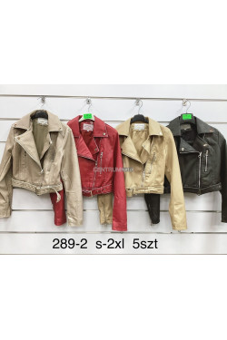 Kurtka ekoskóra KOLOR DO WYBORU (S-2XL) 289-2