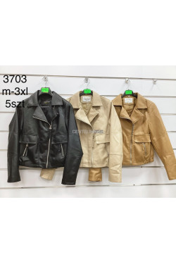 Kurtka ekoskóra KOLOR DO WYBORU(M-3XL) 3703