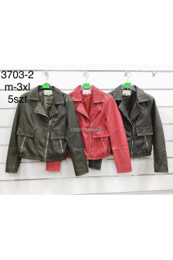 Kurtka ekoskóra KOLOR DO WYBORU (M-3XL) 3703-2