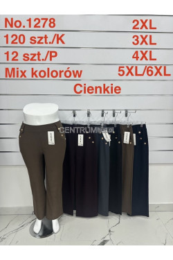 Spodnie damskie (2XL-6XL) 1278