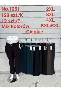 Spodnie damskie (2XL-6XL) 1251