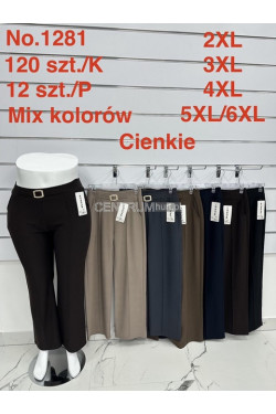 Spodnie damskie (2XL-6XL) 1281