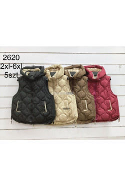 Kurtki kamizelki damskie (2XL-6XL) 2620