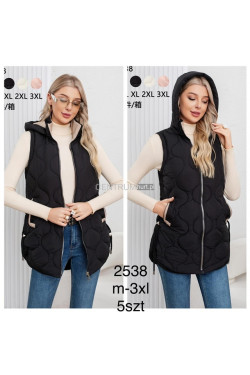 Kurtki kamizelki damskie (M-3XL) 2538