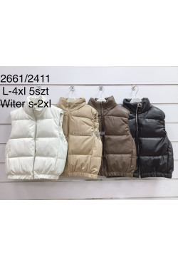 Kurtki kamizelki damskie (L-4XL) 2661