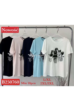 Bluzki damskie (L-3XL) B250769