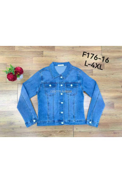 Kurtka jeansowa damska (L-4XL) F176-16