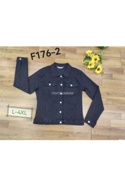 Kurtka jeansowa damska (L-4XL) F176-2