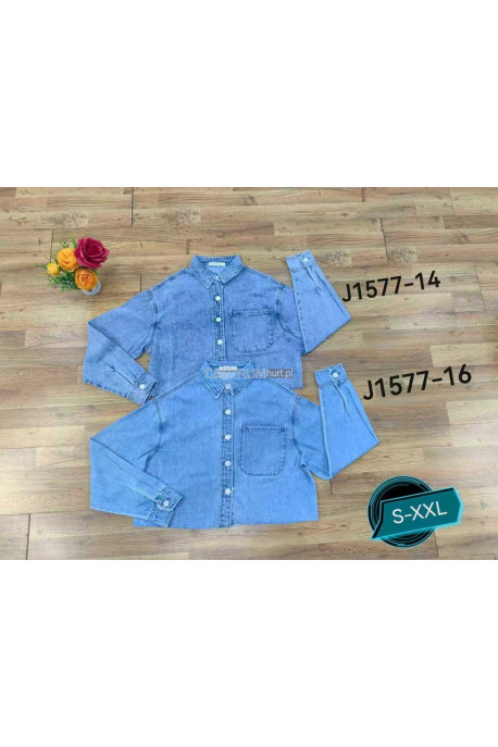 Kurtka jeansowa damska (L-4XL) 1