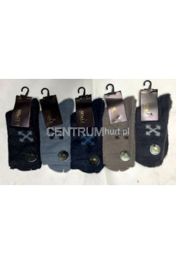 Skarpety męskie z WŁÓKNEM NORKI (40-46) AK003-6