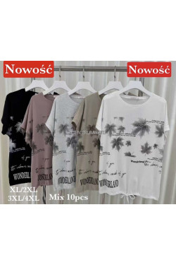 Bluzki damskie (XL-4XL) 6854