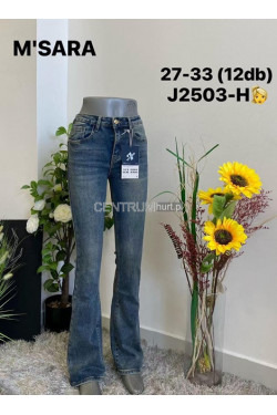 Jeansy damskie (27-33) J2503-H