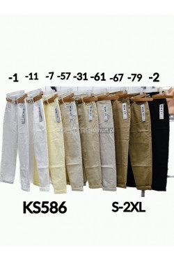 Jeansy damskie (S-2XL) KS586