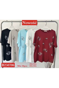 Bluzki damskie (2XL-5XL) B250706