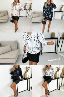 Koszula damska (M-3XL) G12A18