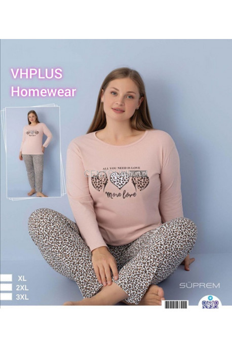 Piżama damska Turecka (XL-4XL) 2