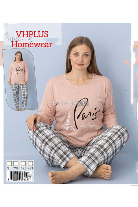 Piżama damska Turecka (XL-4XL) 2