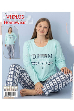 Piżama damska Turecka (XL-4XL) 2233