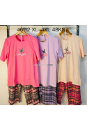Piżama damska (XL-4XL) 1