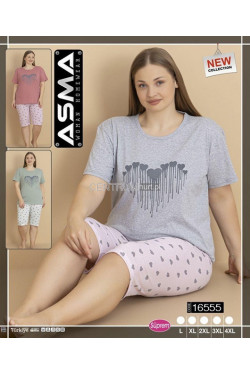 Piżama damska (L-4XL) 16555