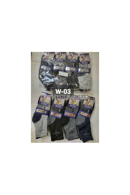 Skarpety męskie (40-47) W-01