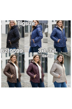 Kurtki damskie przejściowe (3XL-7XL) B219599