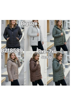 Kurtki damskie przejściowe (3XL-7XL) B218589