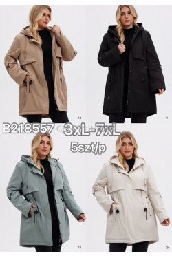 Kurtki damskie przejściowe (3XL-7XL) B218557