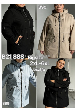Kurtki damskie przejściowe (2XL-6XL) B21888