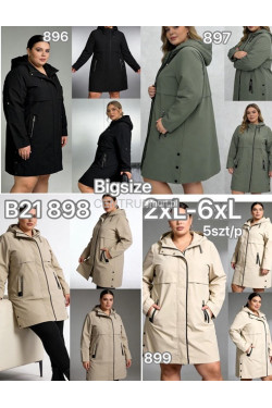 Kurtki damskie przejściowe (2XL-6XL) B21898