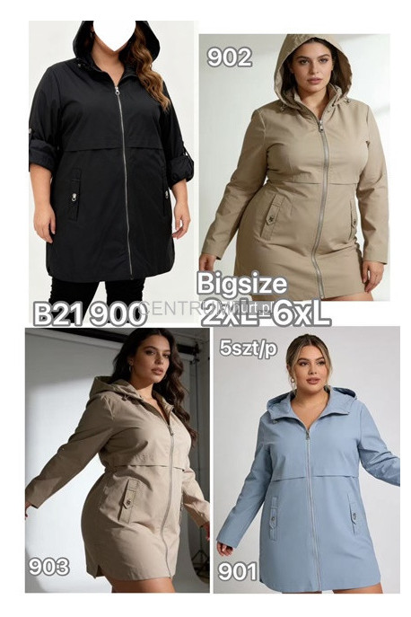 Kurtki damskie przejściowe (3XL-7XL) 1