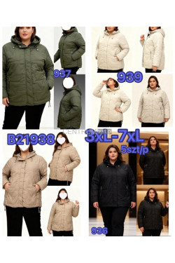 Kurtki damskie przejściowe (3XL-7XL) B21938