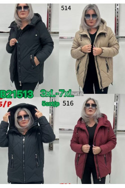 Kurtki damskie przejściowe (3XL-7XL) B21513