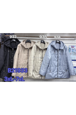 Kurtki damskie przejściowe (3XL-7XL) B21933