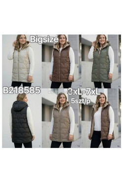 Kurtki kamizelki damskie (3XL-7XL) B218585