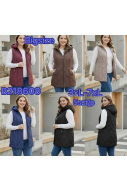 Kurtki kamizelki damskie (3XL-7XL) B218608