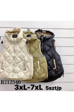 Kurtki kamizelki damskie (3XL-7XL) B212540