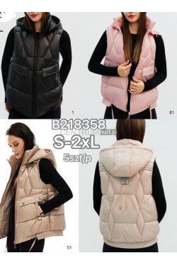 Kurtki kamizelki damskie (S-2XL) B218358