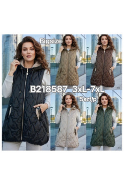 Kurtki kamizelki damskie (3XL-7XL) B218587