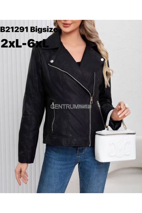 Kurtki skórzane damskie (2XL-6XL) 1
