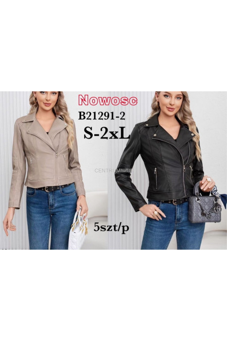 Kurtki skórzane damskie (S-2XL) 1