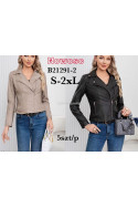 Kurtki skórzane damskie (S-2XL) 1