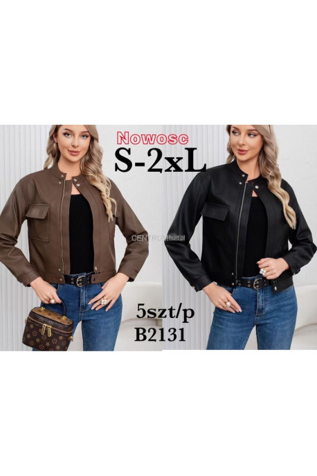 Kurtki skórzane damskie (S-2XL) 1