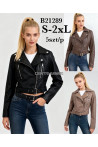 Kurtki skórzane damskie (S-2XL) 1
