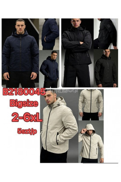 Kurtki męskie przejściowe (2XL-6XL) B2180045