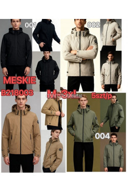 Kurtki męskie przejściowe (M-3XL) B218003